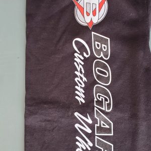 Black "Bogart Custom Wheels" T-Shirt